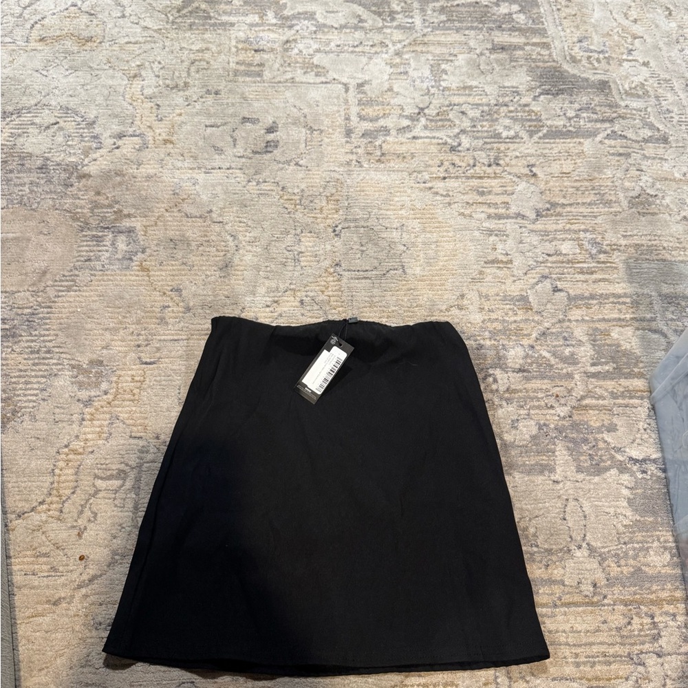 PrettyLittleThing Black Mini Pencil Skirt